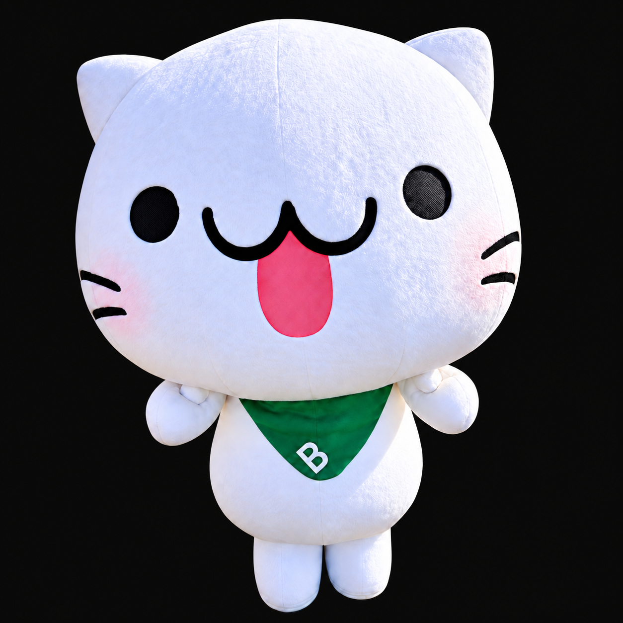 谭秀美的白色猫咪头像